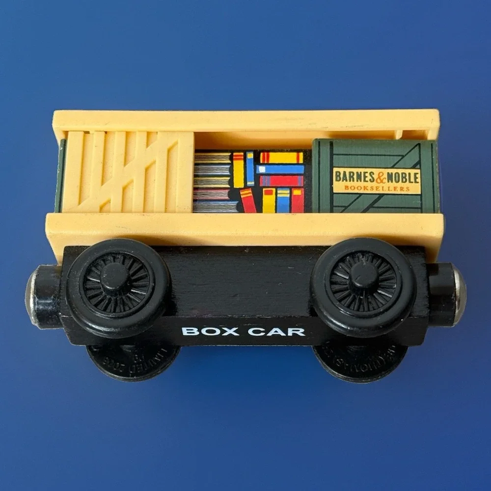 ⁠VTG Thomas & Friends Wooden Barnes & Noble Exclusive Box Car LC78140 EXCELLENT